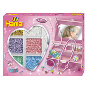 Набір для творчості Термомозаїка Модні прикраси Квіти зі скринькою Midi 5+ Hama HM-3707