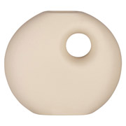 Ваза порцелянова 14х12 см Capri Ardesto AR3809B бежева