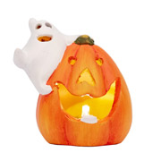 Статуэтка Хэллоуин Funny Pumpkin and ghost 8 см LED YES! Fun 974190