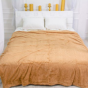 Флісовий плед 1010 Damask Cappuccino Mirson