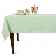 Скатертина бавовняна прямокутна New Chambray Centrotex ментолова