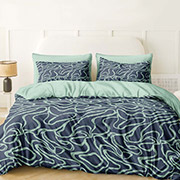 Комплект постільної білизни SoundSleep Tench бязь синьо-зелений