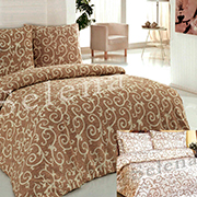 Комплект постільної білизни бязь люкс Selena Ковка комбінована 100012