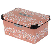 Кошик із кришкою 10 л Decor Powder Flower Violet House 0647