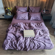 Постільна білизна Lelit SS-3020 сатин-страйп сливовий