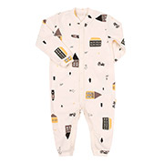 Комбінезон-чоловічок КБ83 інтерлок Bembi BHF-світло-жовтий-коричневий