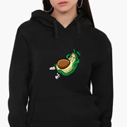 Худі жіночий Авокадо Фітнес MobiPrint 8921-2030 чорний