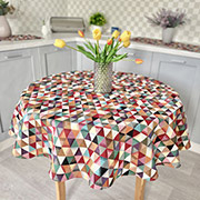 Скатертина гобеленова кругла LiMaSo GEO117