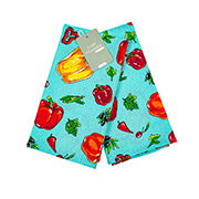 Набір вафельних кухонних рушників Перці 173473 Home Line 2 шт бірюзовий