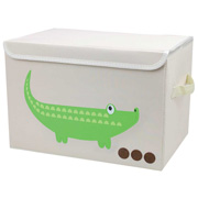 Короб складаний з кришкою 38x26x26 см Крокодил Handy Home CH14 середній різнокольоровий