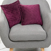 Подушка декоративна Велюр ТЕП 409 бордова