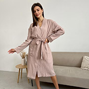 Жіночий халат M18L муслін Cosy латте