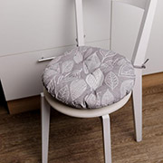 Круглая подушка на стул Листья Прованс