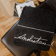 Плед бавовняний SoundSleep by ANDRE TAN чорний