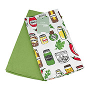 Набір вафельних рушників для кухні Спеції Home Line 164059 салатовий