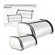 Набір хлібниць з нержавіючої сталі Ofenbach 100802 срібло
