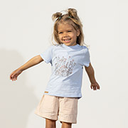 Футболка для дівчинки ФБ985 супрем Бембі 400-блакитний