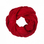 Снуд детский Коса 17х100 Art Knit красный