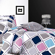 Постільна білизна Веселі ромбики 100179 бязь-люкс Selena