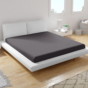 Простирадло на гумці трикотажне Buanart Home 120 гм2 антрацит