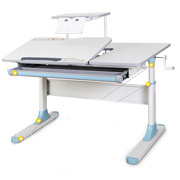 Дитячий стіл Mealux Vancouver Multicolor BL з полицею S50 BD-620 W/G MC+ BL+ S50 WG