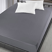 Простирадло сатинове на гумці London Arya сіре