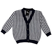 Кардиган для дівчинки Лапки Art Knit синій