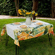 Скатертина бавовняна Digitale Прованс Дерева