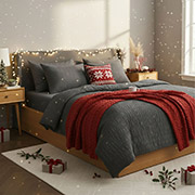 Постільна білизна Cloud Dream мікросатин жатка Ideia темно-сірий