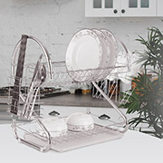 Дворівнева сушка для посуду Rainbow 43см Maestro MR1025-43