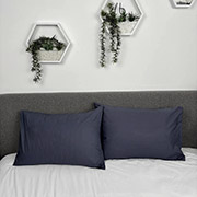 Комплект наволочок ранфорс графіт ТЕП бавовняна упаковка