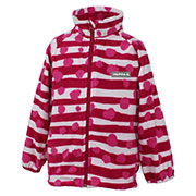 Флісова кофта Berrie Huppa 1501BASE c узором рожева