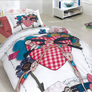 Постельное белье Сердечки 100145 бязь-люкс Selena