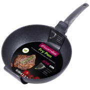 Сковорода 30см з антипригарним покриттям PTFE з алюмінію для індукції та газу Kamille 4133