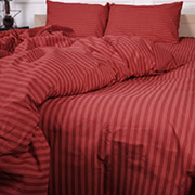 Простирадло 17-0608 Stripe Red бязь MirSon