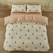 Комплект постільної білизни Gloria Ardesto сатин Кролики бежевий