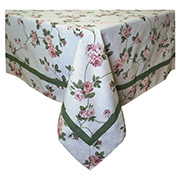 Скатертина c зеленим кантом Глорія Прованс квіти