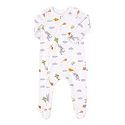 Комбінезон-чоловічок КБ202 інтерлок Bembi 1WE-білий-св-сірий