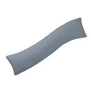 Наволочка для подушки S-form 40х130 см сатин Ideia графіт на блискавці