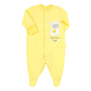 Комбінезон-чоловічок КБ122 інтерлок Bembi 500-жовтий