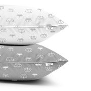Набір наволочок Crown - Crown Grey бязь Cosas