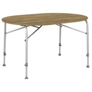 Стіл розкладний кемпінговий 130x90 см Feather Oval Brown 1404466 Bo-Camp DAS302107