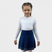 Спідниця дитяча Герда з люрексом Art Knit синій