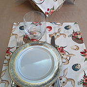 Серветка великодня Кролики у кошику Selena 711109