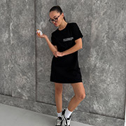 Футболка-туніка Be Happy ST2 Cosy чорна