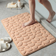 Килимок у ванну з ефектом пам'яті однотонний Homytex камені бежевий