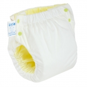 Підгузник трикотажний Еко Пупс Easy Size Premium з вкладишем Abso Maxi Білий
