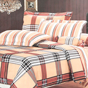 Комплект постільної білизни бязь люкс Selena Шотландка 100100