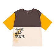 Футболка для хлопчика ФБ981 супрем Бембі Y20-чорний-молочний