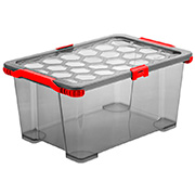 Ящик для зберігання Rotho Ево Тотал 44л червоний